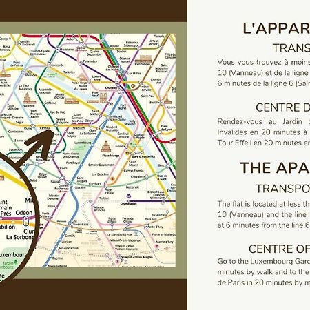 0#Appart 2Pers#Jardin Luxembourg#Necker ปารีส ภายนอก รูปภาพ